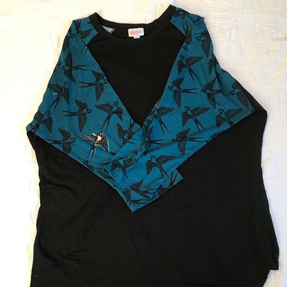 Lularoe 2xl randy with birds. Worn once.